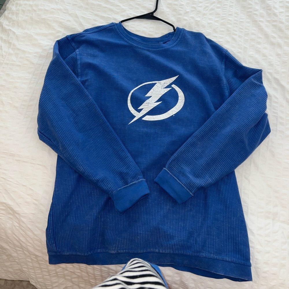 tampa bay lightning ribbed crewneck
